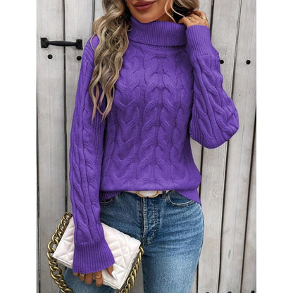 Sudadera cuello alto mujer elegante Freja