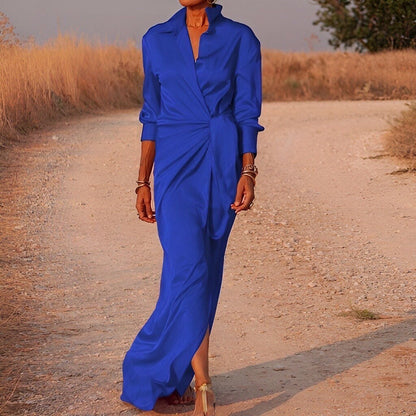 Vestido Elegante Mujer Estilo Clásico