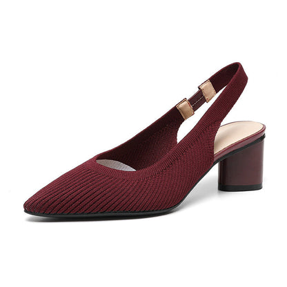 Zapatos de Tacón Alto con Tira Trasera Elegantes