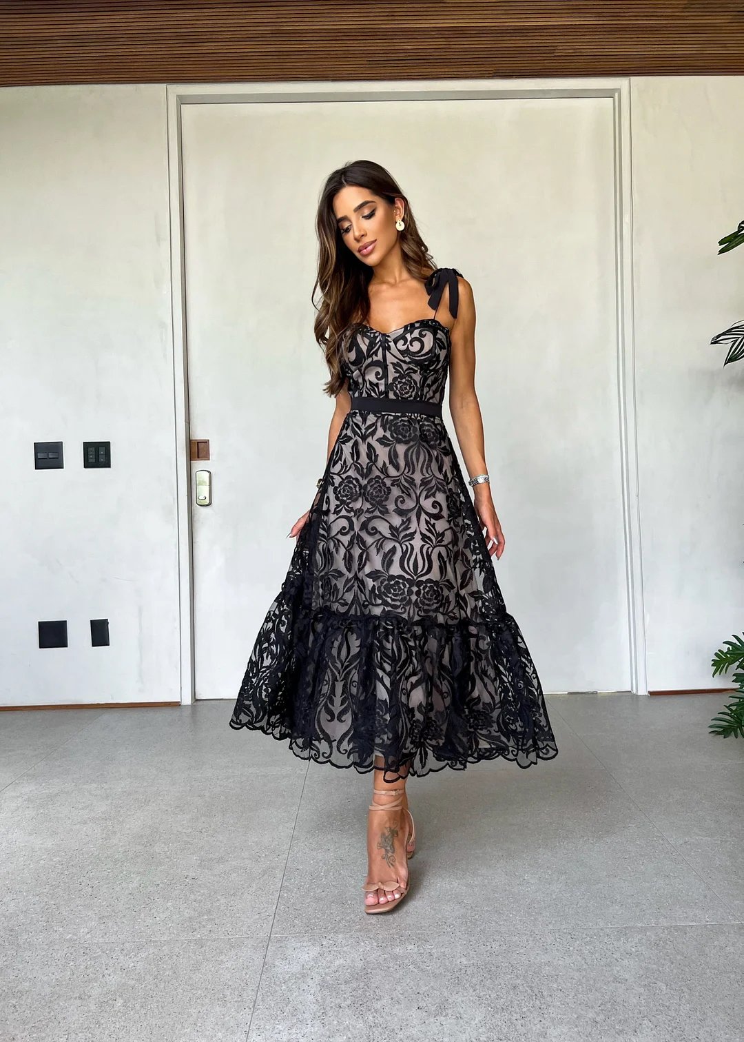 Vestido Largo Verano con Espalda Abierta