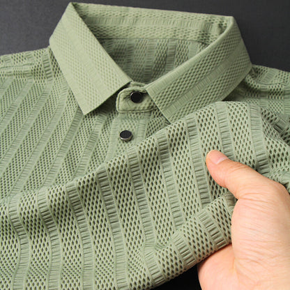 Polo Hombre Seda Elegante