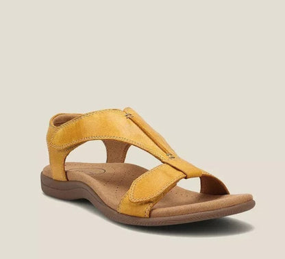 Sandalias de piel cómodas y transpirables