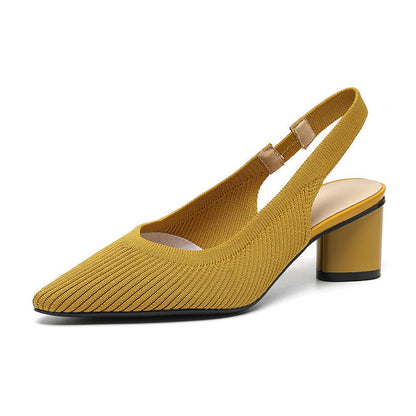 Zapatos de Tacón Alto con Tira Trasera Elegantes