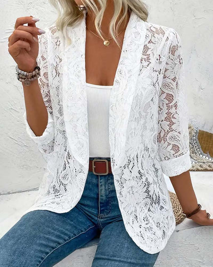 Chaqueta Clásica Botones Sencillos