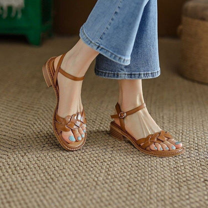 Sandalias Mujer Trenzadas de Verano - Vestiria