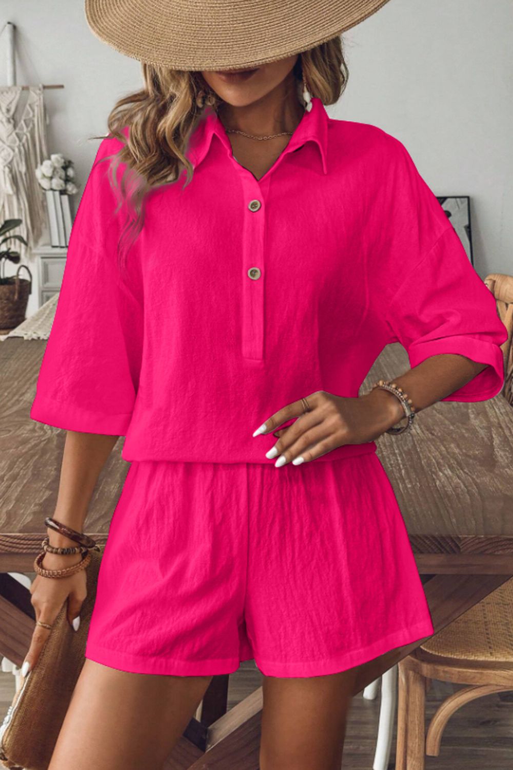 Conjunto Deportivo Mujer Polo y Shorts
