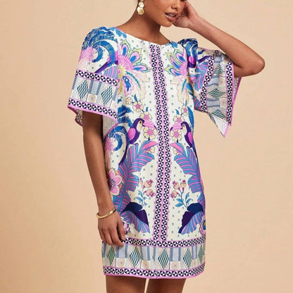 Vestido Mujer Estampado Florido Boho Chic - Vestiria