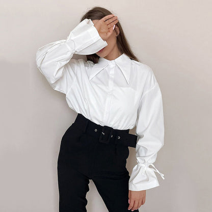 Blusa Mujer Blanca Casual Chic - Vestiria