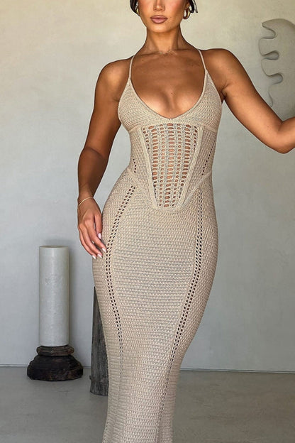Vestido de mujer con encaje floral - Vestiria