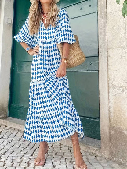 Vestido Boho Floral Sueltos y Comodos - Vestiria