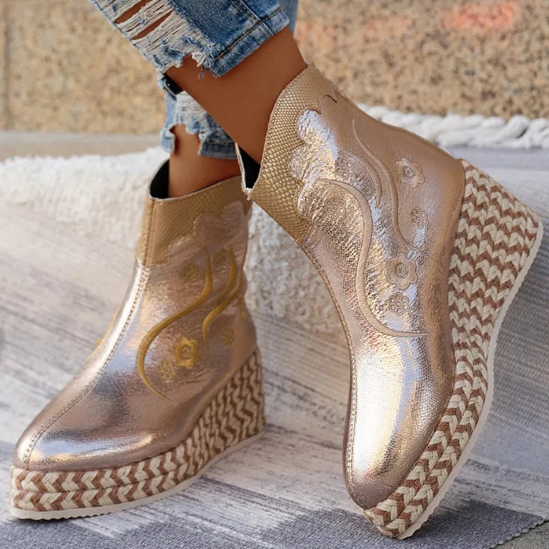 Botas Mujer Estilo Vintage