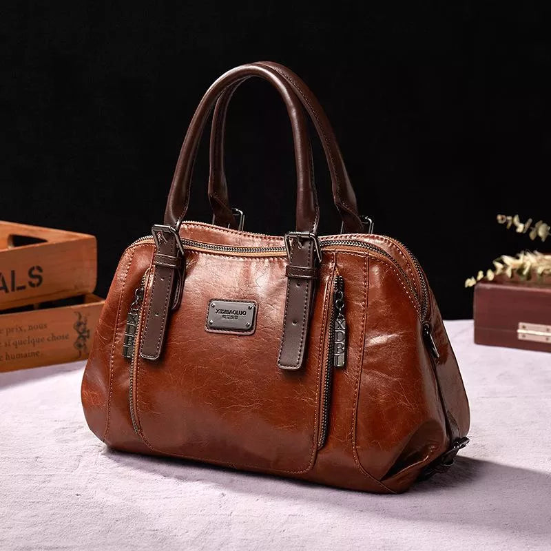 Bolso Bandolera Cuero Auténtico