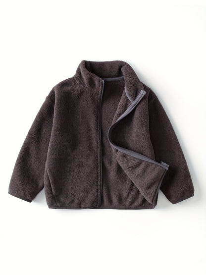 Chaqueta Niño Polar Suave Unicolor