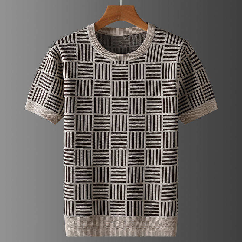 Jerséis Hombre Punto Moderno Estampado - Vestiria