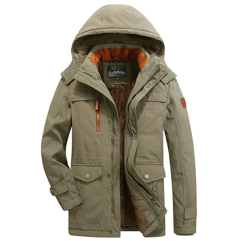 Chaquetón Invernal Impermeable con Capucha Hombre