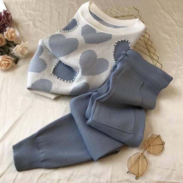 Conjunto Cárdigan y Pantalón Mujer Elegante