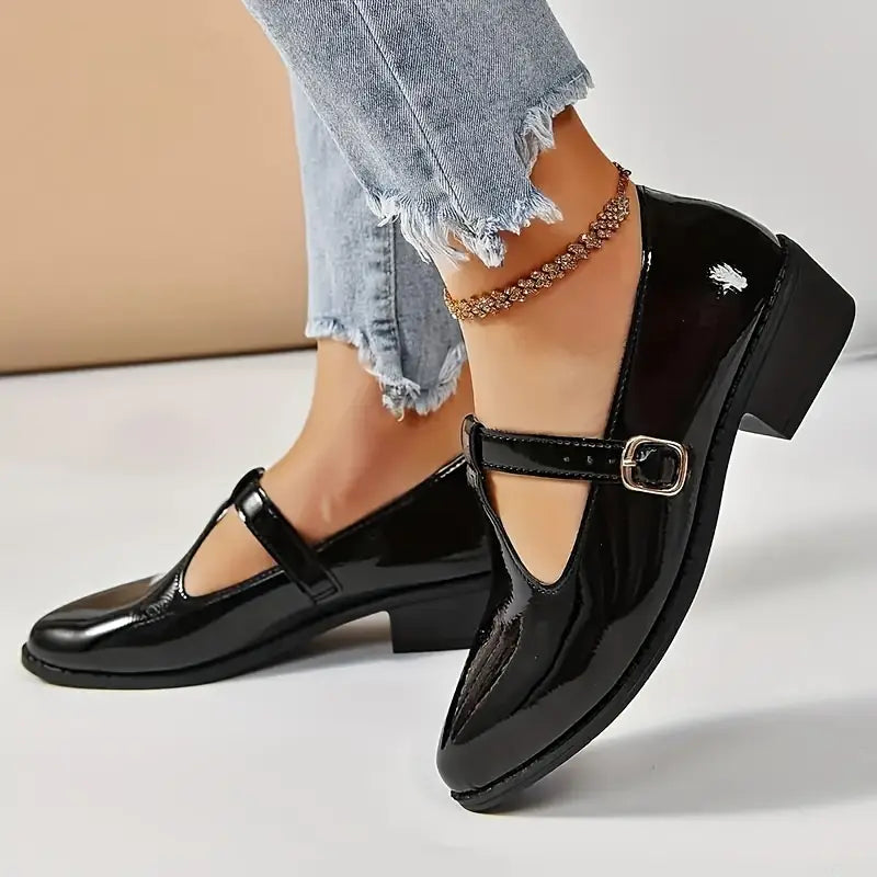 Zapatos Cuero Negro Elegantes - Vestiria
