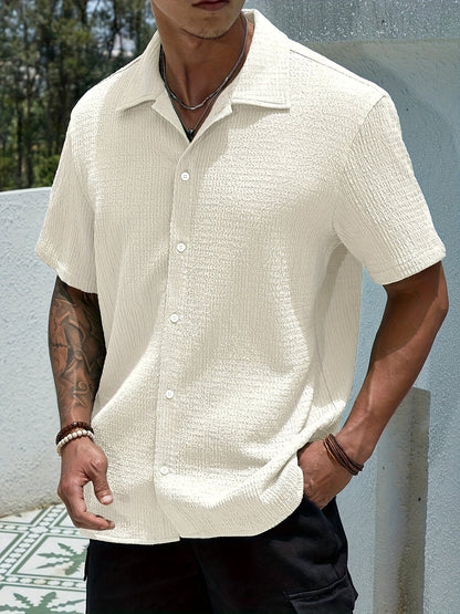 Camisa Verano Manga Corta Relajada