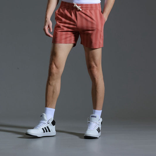 Pantalones cortos deportivos hombre rayas verticales - Vestiria