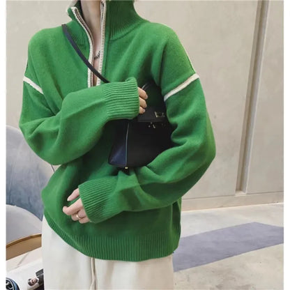 Sudadera Grande Con Cremallera