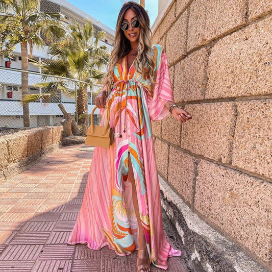 Vestido de Playa Estampado Chic - Vestiria