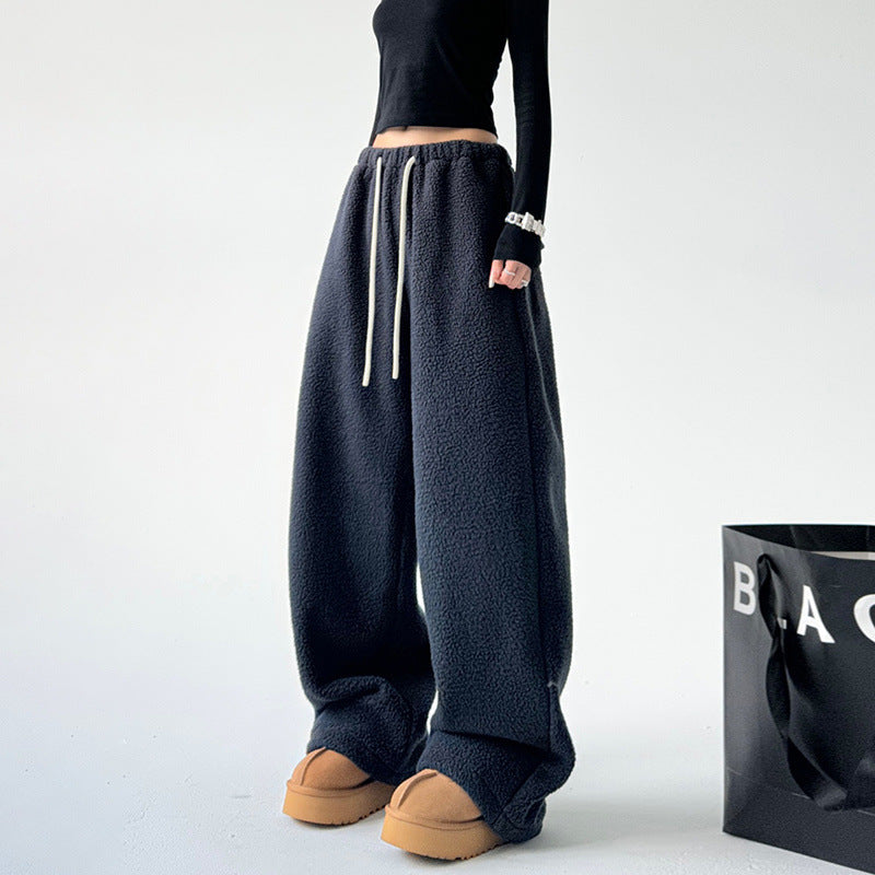 Pantalones Mujer Cómodos de Piel Sintética Suave