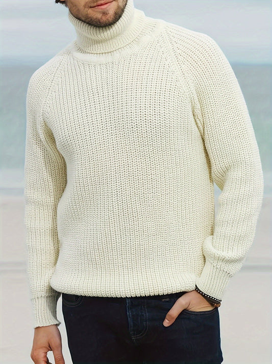 Jersey Hombre Cuello Alto Acogedor - Vestiria