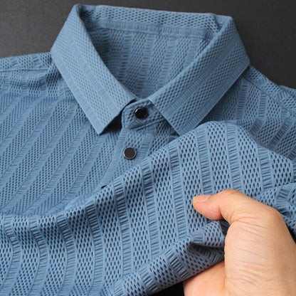 Polo Hombre Seda Elegante