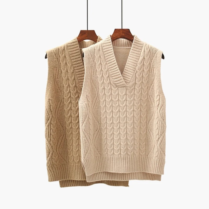 Cárdigan Elegante sin Mangas Mujer - Vestiria