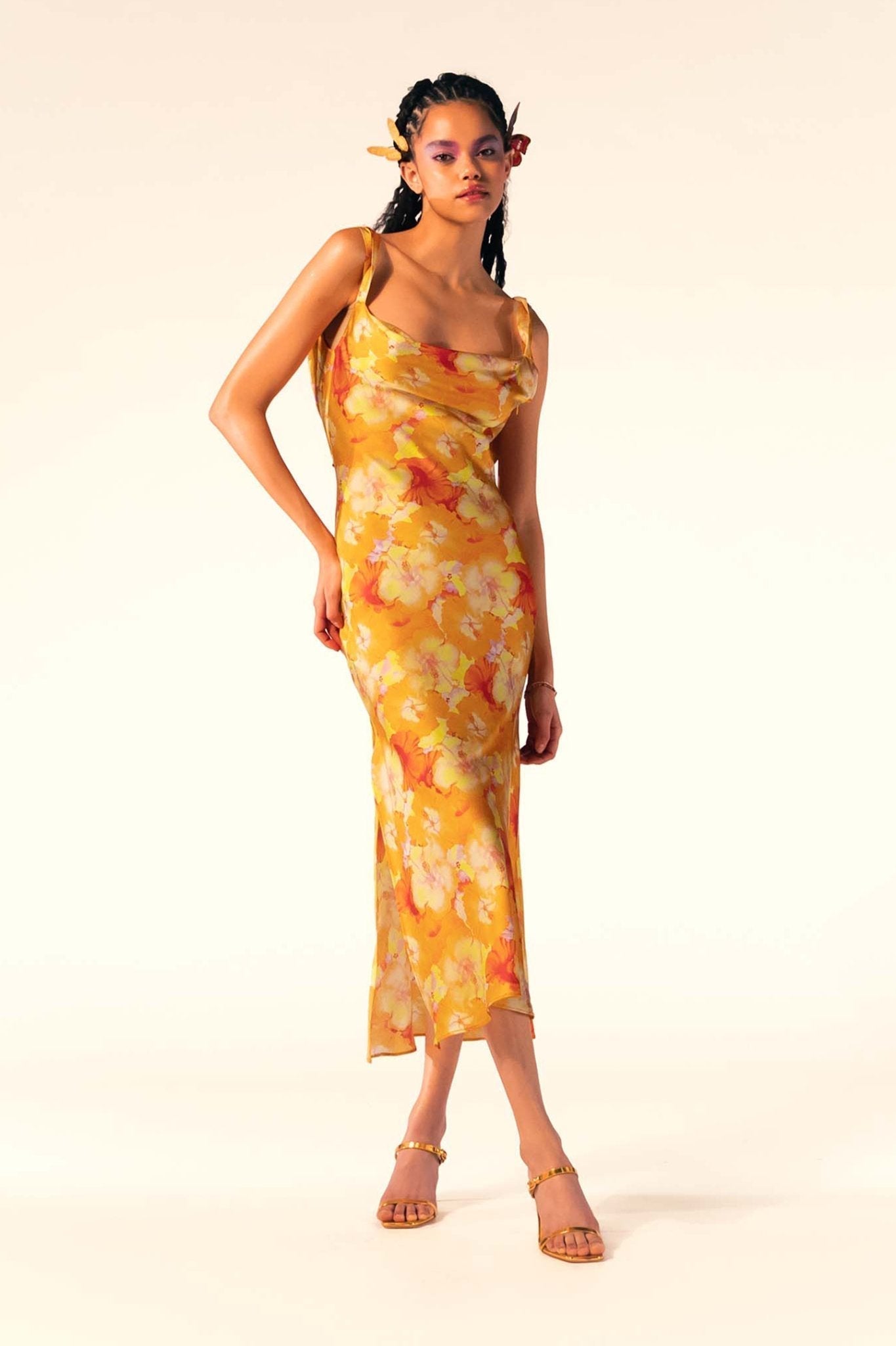 Vestido Maxi Estampado Mujer Elegante