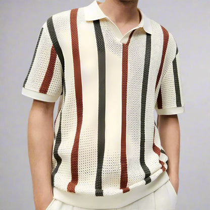 Polo de punto cálido y cómodo para hombre - Vestiria