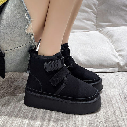 Botas de Nieve Cálidas Forradas Mujer