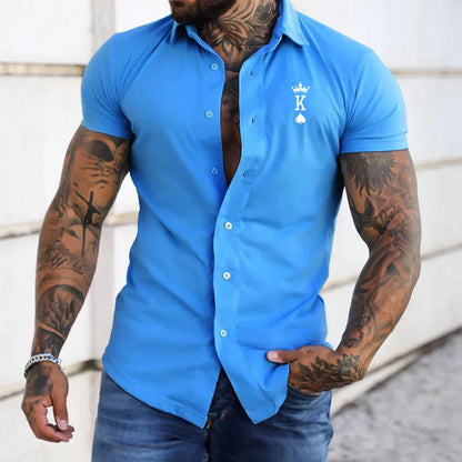 Camiseta Deporte Elástica Hombre