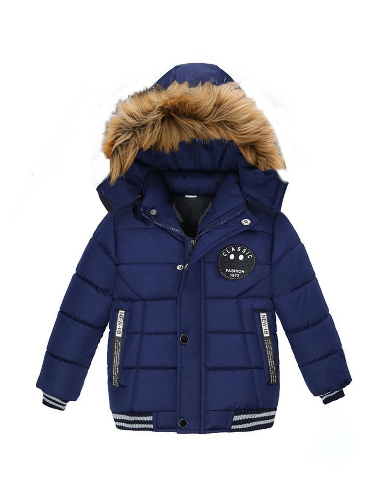 Chaquetón Acolchado Niño Invierno con Capucha