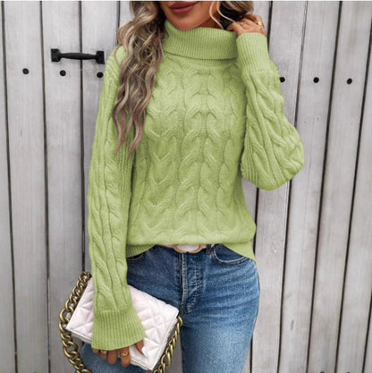 Sudadera cuello alto mujer elegante Freja