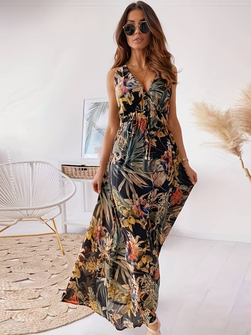 Vestido Boho Estampado Floral Mujer