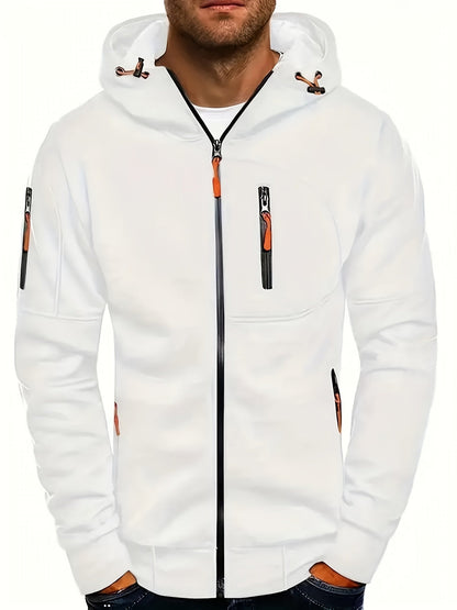 Chaquetón Deportivo Hombre Cremallera Capucha