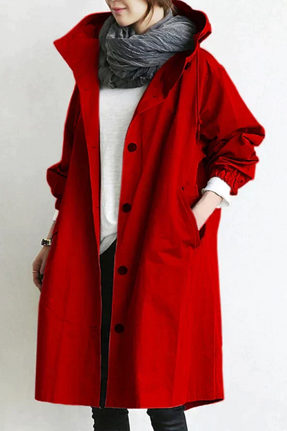 Abrigo Impermeable Mujer Gran Talla Corto