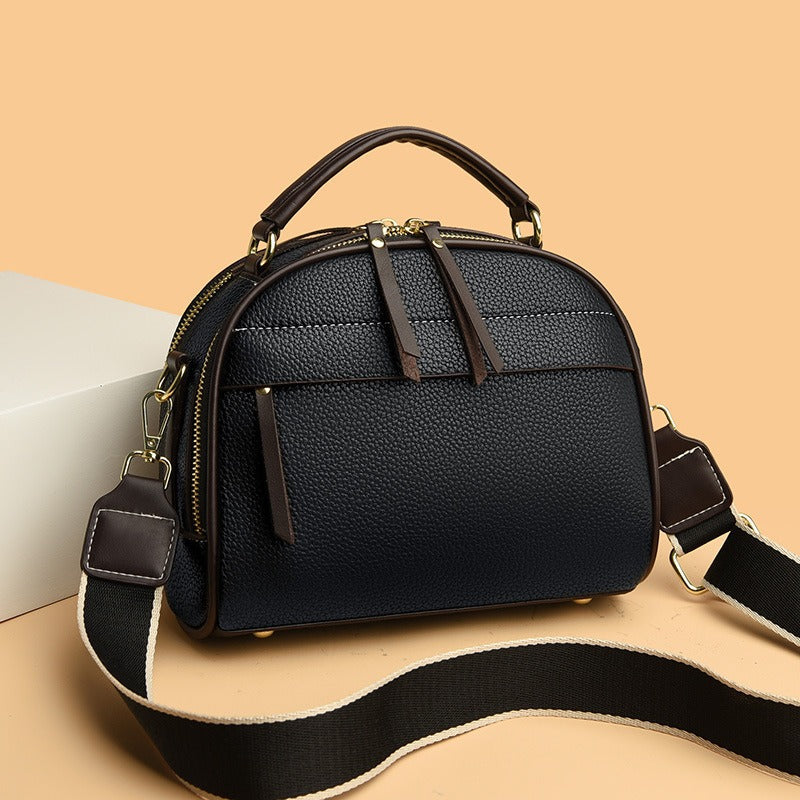 Bolso Mujer Cuero Estructurado y Texturizado