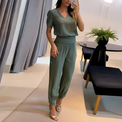 Pantalón y Blusa Conjunto Mujer Fashion