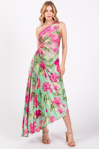 Vestido Midi Plisado Elegante - Vestiria