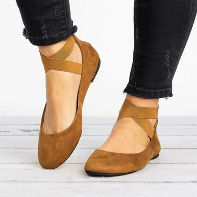 Bailarinas Mujer Invierno Tobillo Cálido