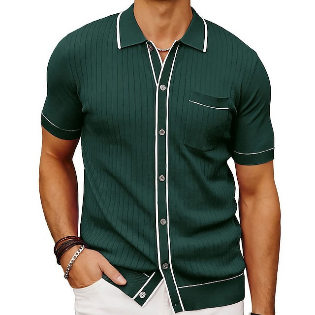 Camisa Hombre Ligera Estilo Verano