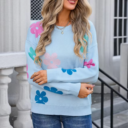 Jersey Floral Suave y Cálido