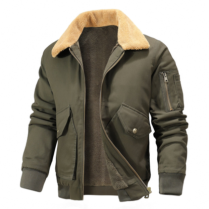 Chaqueta Abrigada Sherpa Estilo Urbano - Vestiria