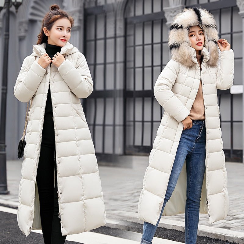 Abrigo Invierno Largo Acogedor Mujer - Vestiria