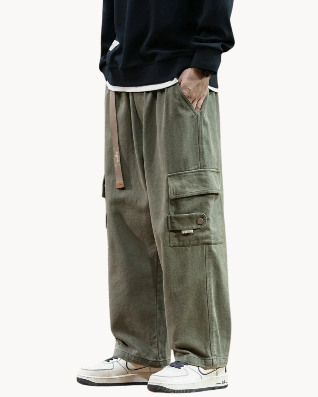 Pantalones Cargo Ligeros Verano Hombre