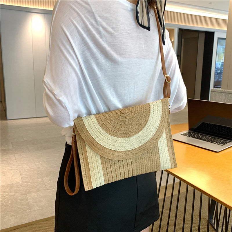 Bolso de mano tejido artesanal femenino - Vestiria