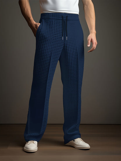 Pantalón cómodo hombre con textura elastizada
