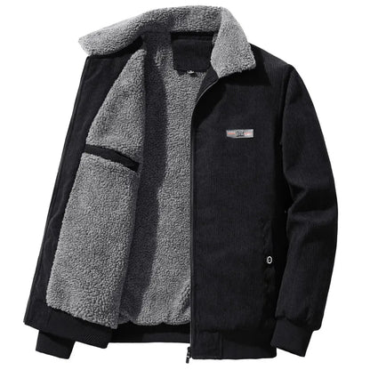 Abrigo Hombre Invierno Caliente Cuello Alto